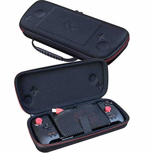 ButterFox Slim Grip Carrying Case for Hori Split Pad Pro with Handle - Black/Red