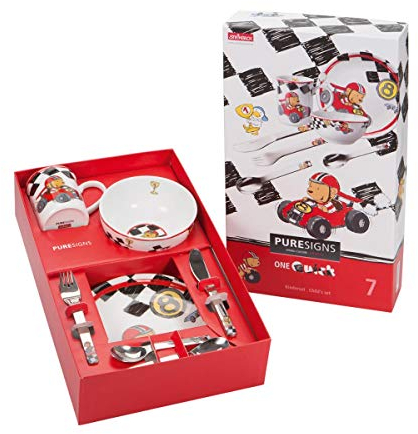 Set vajilla cubiertos quick-coche 7 pcs personalizados