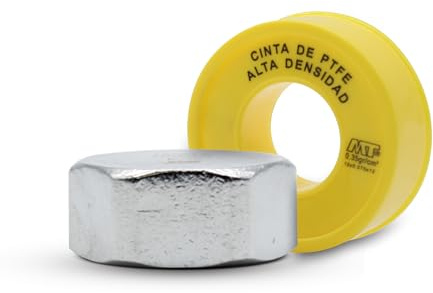 DOJA Barcelona | Tapon Obturador Hembra | Rosca Interna | Tapa Ciega Hexagonal 1’’ | en Laton Cromado | Tapones para Tubos Desague Lavabo, Radiadores, Agua con Gas, Llaves de Tubo, Grifo Jardin..