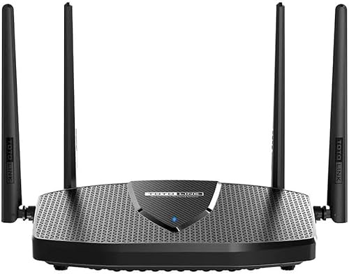 Totolink X6000R WLAN Router, WiFi 6 Gaming Router AX3000 Dual Band OFDMA Easy Mesh, 3000Mb/s, WPA3,VPN, Dual-Core 1.3GHz,OpenWRT, IPTV, Gigabit LAN/WAN Ports,für Gamer, zu Hause, Büro, WiFi Router