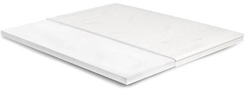 Meisterschlaf Kaltschaum Topper 210x200 cm – Höhe 7cm – RG45 – Oeko-TEX® Standard 100 – Tencel™ Lyocell Doppeltuch-Bezug waschbar – für Matratze, Boxspringbett, Sofa – Made in Germany