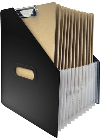 Klemmbrett-Halter – Akkordean, erweiterbarer Klemmbrett-Ständer, vertikale Klemmbretter, Aufbewahrungshalter, kleines Whiteboard/Schreibtisch-Organizer für Schule, Zuhause und Büro, Klassenzimmer Must