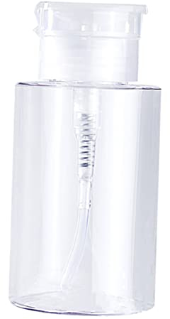 DOITOOL 4pièces Bouteilles Press Pump Transparent Lot de Flacons Vides pour Tonique Lotion Voyage Et Aromathérapie
