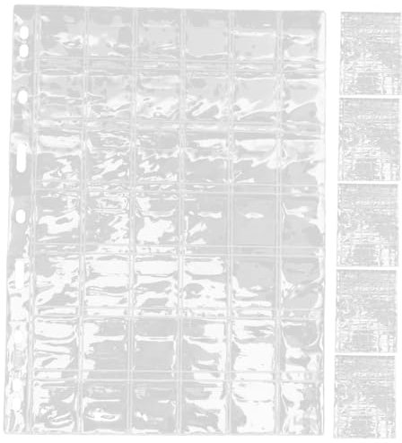 TOGEVAL 6blätter Briefmarkensammelbuch Mit Transparenten Blättern Briefmarkenhalter Für Loseblattsammlung Hochwertiges Pvc-material Für Aufbewahrung Und Präsentation