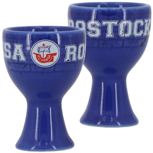 F.C. Hansa Rostock äggkopp vägg (set med 2)
