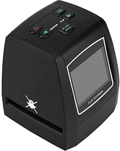 LXWKAI Scanner per pellicole ad Alta risoluzione, Scanner per pellicole Negative da 8 mm, Supporta Diapositive, Scheda SD da 32 GB, retroilluminazione a LED, Adatto a Diversi Tipi di Diapositive