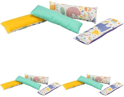 TRIXIE Baldrian-Kissen für Katzen - aus Baumwolle - Bunte Farben und Muster - zufällige Auswahl - 25 x 5 cm - 45777 (Packung mit 3)