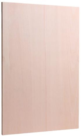 KACCDE Hojas de madera contrachapada de doble cara de 4 mm o 5 mm para pintar plantillas de leña y decoración de 150 x 220 mm, 220 x 300 mm, 300 x 450 mm