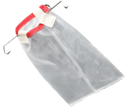 Homoyoyo Bolsa Colador de Malla Fina Cuadrada para Filtro de Miel y Leche Nylon Reutilizable con Gancho para Cocina y Vino Filtro Multipropósito Ultrafino