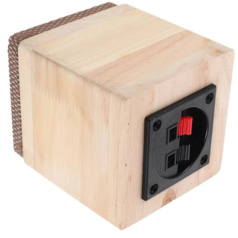 ZUNOXAZ Boîtier Haut-Parleur Voiture Bois Massif Caisse Audio pour Subwoofer Enceinte Acoustique pour Véhicule Améliore Basses et Clarté Sonore Fête et Usage Automobile