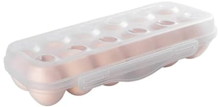 Tejesa 12/18 griglia portauova con coperchio Cucina Frigorifero Uova Scatola Portauova Rack Casa Frigorifero Uova Organizer Uova Vassoio 12 Griglia