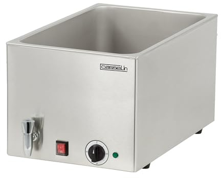 Bain Marie GN 1/1 avec Robinet de Vidange - 200 mm - Casselin