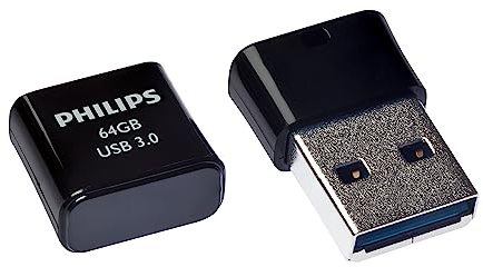 Philips Pico Edition Super Speed USB 3.0, unità flash USB 64 GB Ultra Small per PC, laptop, computer, Smart TV, autoradio e altro, velocità di lettura fino a 180 MB/s