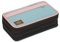 LÄSSIG Federmäppchen befüllt 20-teilig / School Triple Pencil Case Unique Rose/Blue/Black