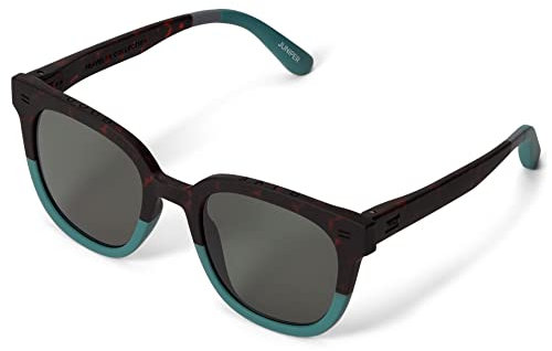 TOMS Damen Wacholder Sonnenbrille, Mattblondes Schildpatt-Salbei, Stahlblech, weiche Oberfläche