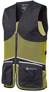 Beretta Unisex Full Mesh Atmungsaktive Performance Wettkampfweste, Eisgrau & Schwefel Frühling, Medium