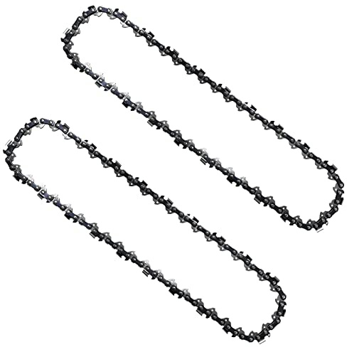 Opuladuo 2PC 16 Inch Chainsaw Chain for Worx WG385, 16 Replacement Chain for Worx WG385.9 / WP395 Chainsaw
