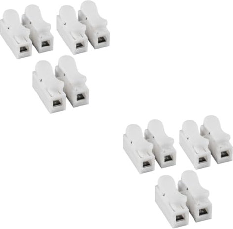 ARTIBETTER 2 Sätze Federstahlkern 100 W 380 V Kabelverbinder 2-polige Elektrische Steckverbinder Für Kabelklemmen 3 Stück * 2