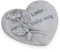 Logbuch-Verlag Pequeño corazón decorativo para tumba Amor sigue siendo un recuerdo eterno del difunto corazón funerario 10,5 cm