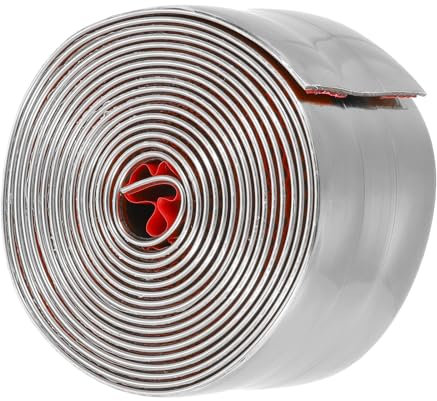QUARKZMAN Moulure Murale, 10ft x 2 Pouces Protège-Coins PVC Et Joint De Calfeutrage Bord De Table Cadre De Porte Plinthe Pour Carrelage Et Bords De Mur ornementation D'Intérieur Argent