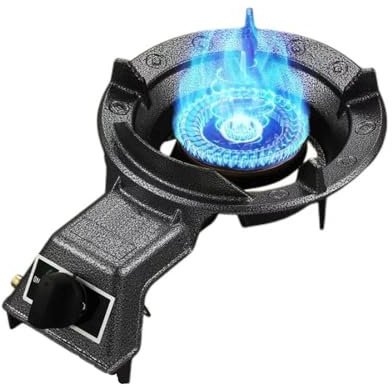 Cuisinière À Gaz 36 Cm, Table De Cuisson À Gaz 6,2 KW Avec 1 Brûleur, Cuisinière De Comptoir De Cuisine, Dispositif De Protection Contre Les Extinctions Accidentelles, For Gaz De Pétrole Liquéfié