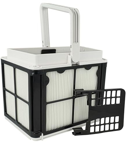 vhbw HEPA 13 Filterkorb kompatibel mit Dolphin E 25 | 20, 10 Poolsauger, Poolroboter - 23,5 x 18 x 14,1 cm