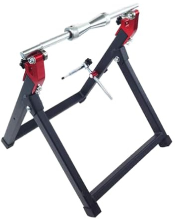 MotiveTech Supporto per Equilibratura Ruote di Motociclette, Accessori per La Manutenzione, Rosso