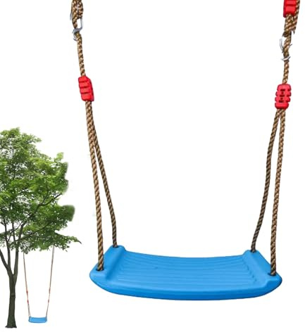 Swing per bambini, corda regolabile per interni, accessorio per la piattaforma di gioco all'aperto, attrezzatura di intrattenimento per il parco patio nel cortile, robusta seduta per bambini