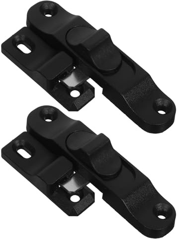 Uonlytech 2pezzi Gancio Per Porta Scorrevole Fermo Di Sicurezza in Plastica Per Porte Zanzariera Blocco Piede Per Porte Scorrevoli Sostituzione Per Finestre Scorrevoli Parti Per Finestre