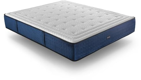 SHAULA Colchón de Espuma de látex Celestia 90x190 cm, 30 cm Altura, Reversible Doble Cara con 4 cm de látex, Confort Premium, Soporte ergonómico, Transpirable