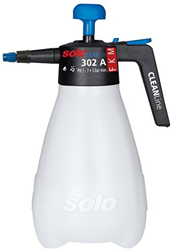 SOLO CLEANLine Drucksprühgerät – säurebeständiger 2 Liter Drucksprüher – für Reinigungsmittel mit pH Wert 1-7