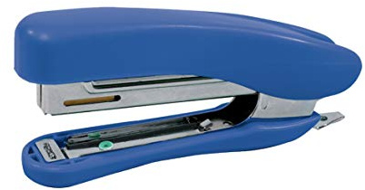 Alevar Mini Cucitrice a Pinza in Plastica, Formato 10,6x2,3x4,5 cm, Monta Punto 10, Colore Blu