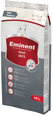 Eminent Adult | High Premium Hundefutter |Trockenfutter für Erwachsene Hunde Kleiner und mittlerer Rassen… (15kg)