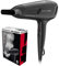 Rowenta x Karl Lagerfeld CV581L Studio Dry Haartrockner, energiesparende Effiwatt-Technologie, 6 Geschwindigkeits-/Temperaturstufen, Thermo Control, Konzentrator, Kaltluftstufe, Schwarz/Rot