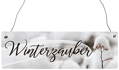 Interluxe Cartel de madera – Productos Navideños – Invierno nieve – Navidad Japandi Scandi estilo Adviento, decoración navideña