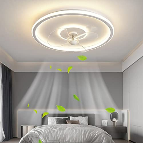Ventilateur De Plafond LED Avec Éclairage, Silencieux Ventilateur Lumière Dimmable Couleur Luminosité 36W Créatif Acrylique Lampe Nouvelle Chambre Moderne Enfants Salle Manger Table Lumière ( Taille :