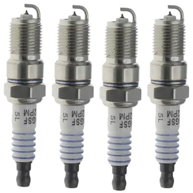 KFJFDHES 4 Teile/los SP493 AGSF32PM Platin Zündkerze Kompatibel Mit Ford Lincoln Mazda Cadillac Isuzu Panoz Mercury 4.6/5.4L V8 SP-493 Zündkerze Solides Terminal