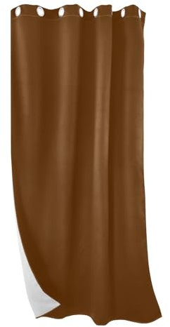 EtherSpher Caramel Brown Curtains Window Curtains for Bedroom 84 Curtains for Sliding Glass Door Kitchen Curtains cortinas para sala Blackout