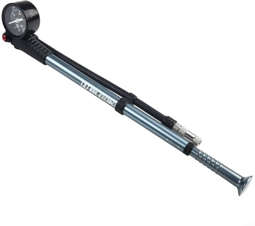 Mini-Fahrradpumpe, tragbare Rahmenpumpe, Hochdruck 300 Psi für Vorderradgabel und Hinterradaufhängung, Luftpumpe mit Manometer (JTF360)