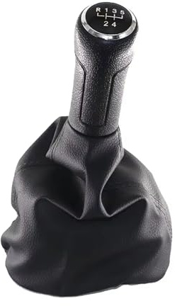 Schaltknauf Für VW Für Fox 2005 Autozubehör 5-Gang-Auto-Umschaltschaltknaufhebel Gaitor Boot-Abdeckung Auto Getriebekopf