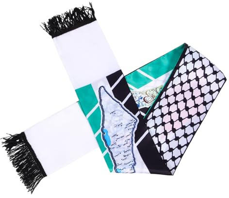VANZACK Palästina Schal Kufiya Halstuch Aus Weichem Stoff Leichter Herren Und Damenschal Für Alltag Und Outdoor Palästinensisches Kultur Accessoire
