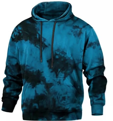 Men's Autumn Fleece-Lined Drawstring Pockets Hoodie Hood– Warm Long Sleeve Hooded Sweatshirts, Soft Polyester Pullover for Outdoor & Casual Wear