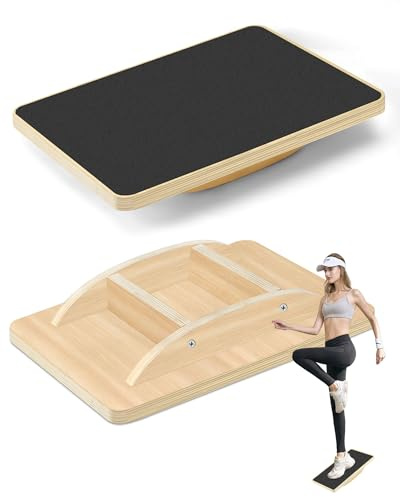 Wobble Balance Board for Standing Desk, Standing Desk Mats, Rocker Board, Office Accessories, Wobble Boards for Core Training, Gym Home Workout ect