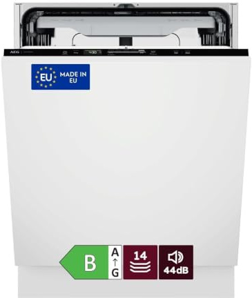AEG Lavastoviglie 14 coperti Classe B 44 dB GI6200B2SO | 14 coperti, classe energetica B, livello sonoro 44 dB, montaggio a incasso, dimensioni 818x596x550 mm