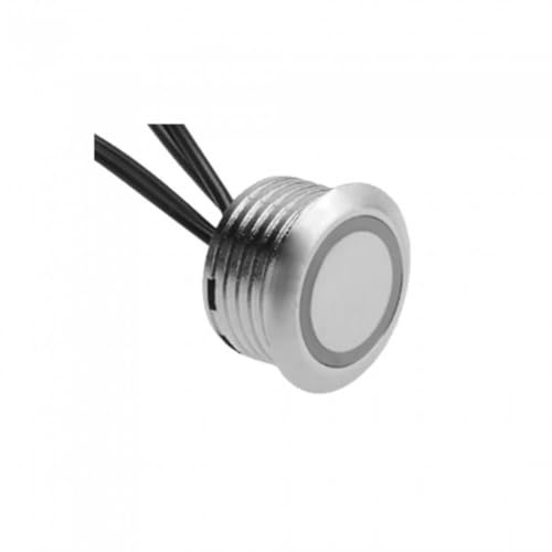 V-TAC VT-2411 LED Touch Switch och Dimmer - Silver+Svart kabel