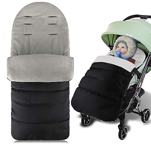 auvstar Winter Fußsack Kinderwagen,Universal Baby Fußsack,Weicher Baby Wintersack,Decke für Kinderwagen,Jogger,Buggy,Kinderbett,Wasserabweisende Outdoor Beindecke
