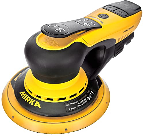 Mirka DEROS 680CV / Exzenter-Schleifer Schleifmaschine mit Zentral-Absaugung und Klett/für Ø 150mm Schleifpapier / 8,0mm Hub / MID6802022, Kabelgebunden