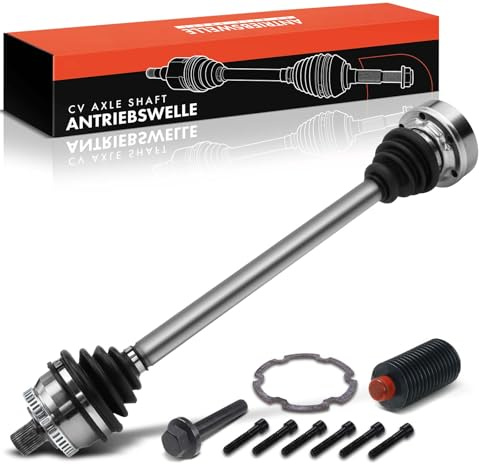 Frankberg Antriebswelle Achswelle Schaltgetriebe 8D0407272AQ | Vorderachse, Rechts, Mit ABS-ring; Kompatibel mit P.a.s.s.a.t Variant 3B5, A4 Avant 8D5, P.a.s.s.a.t Variant 3B6, A4 8D2