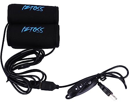 Cabilock Heizgriffe Für Motorradlenker USB-Betrieb Temperaturregulierung Neopren-handgriff Winter-handwärmer Lenkereinsätze Thermoabdeckung