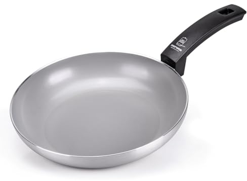 Moneta Innova Padella 20cm, rivestimento naturale FineGres (NO PFAS), anche per induzione, 100% Made in Italy